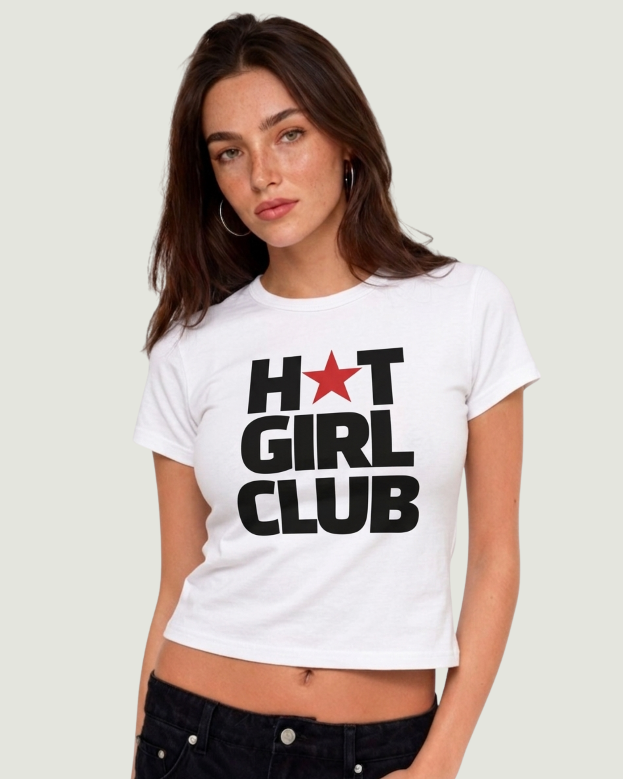 HOT GIRL CLUB BABY TEE